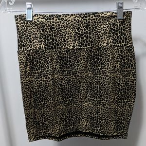 Forever 21 Cheetah Print Skirt